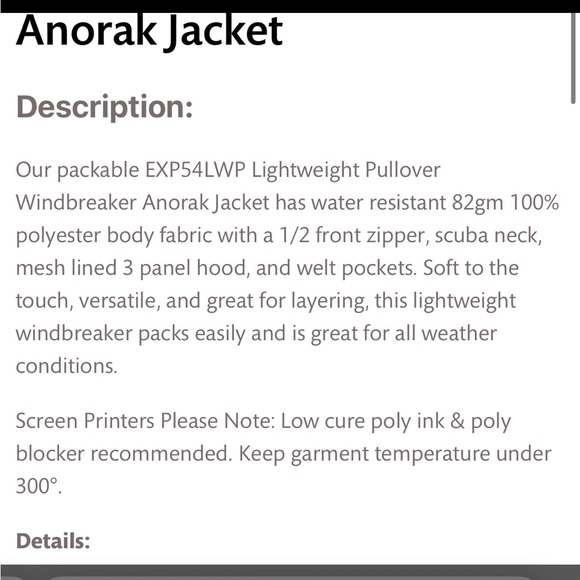 Avalanche lightweight pullover windbreaker - Picture 3 of 7